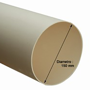 Tubo De Pvc Sanitario Norma 4" X 6m