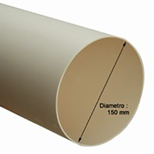 Tubo De Pvc Sanitario Norma 2" X 6m